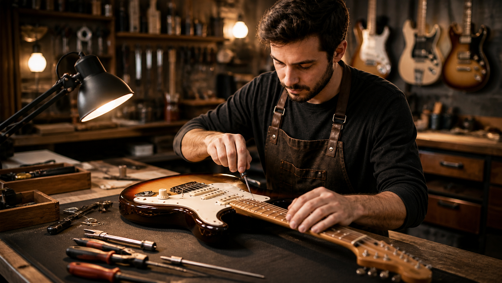 Curso de Mantención y Calibración de Guitarras y Bajos (Presencial)