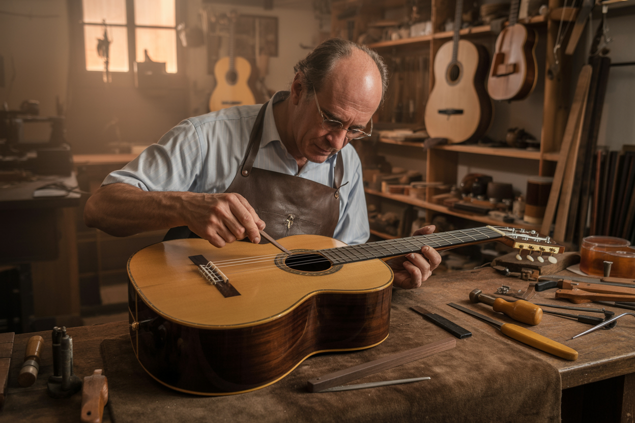 Curso de Mantención y Calibración de Guitarras Acústicas y Otros (Presencial)